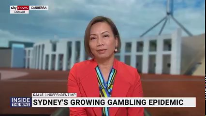 4 comments | Independent MP Dai Le says gambling has a huge personal impact on family members, and the people who gamble in her community “don’t see it as a problem”. Watch the full episode at www.skynews.com.au/flash | Sky News Australia | Facebook