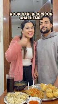 Rock paper scissor Challenge ❤️ #viral #rockpaperscissors #ytshortsvideo #challenge