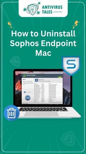 How to uninstall Sophos endpoint Mac #antivirustales #antivirussoftware #sophos #mac #uninstall