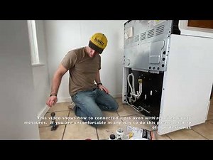 How to Extend the flexible Gas Hose to your Oven / Range, Gas Dryer etc.. (Full Steps & safety)