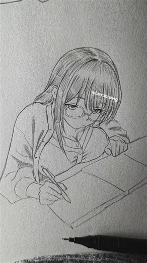 ✨️✏️ drawing process #reelsviralシ #tutorial️ #fypシ #doodle #anime #drawing | Ari artdrawing