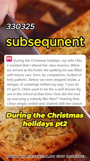 during the christmas holidays my wife Chloe insisted that i attend her class reunion pt2 story time alex and chloe and brandon pt2 alex and chloe story pt2 story time alex and chloe and brandon part 3 story time alex and chloe and brandon part 6 story time alex and chloe and brandon#novel #usas #booktok #stories #novelmaster