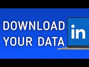 How To Download Your Data On LinkedIn App On PC (New Update)