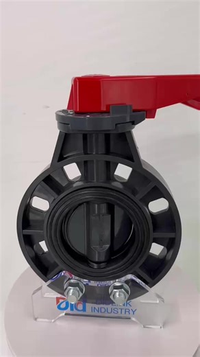 PVC Butterfly Valve New Design High Quality Pipe Fittings Pvc Manual Pvc B Flange Butterfly Valve