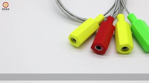 BCC102 Hexagon Cable Wire Cable Lock Seal Manufacturer Tamper Indicative Truck Seals on Oil tank Truck Cable Seal