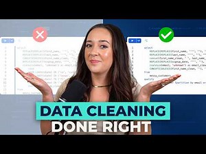 Watch me CLEANING DATA with SQL & AI in minutes