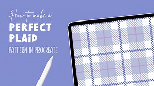 How to Make a Perfect Plaid Pattern in Procreate | Maja Faber | Skillshare