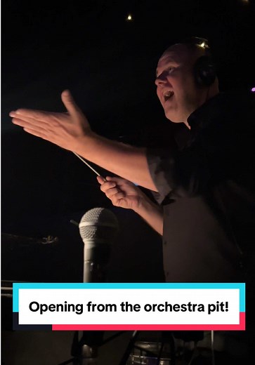 Opening of Frozen the Musical from the Orchestra Pit