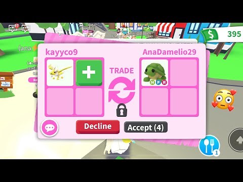 TRADING AN ANCIENT DRAGON IN ADOPT ME! - Roblox