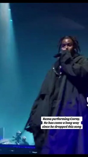 Rema Performing Corny Live Concert