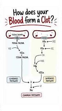 Immunology Insights: How does your Blood form a Clot? #coagulation #bloodclots #haematology #meded