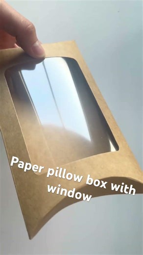 Pillow shape box for packaging!