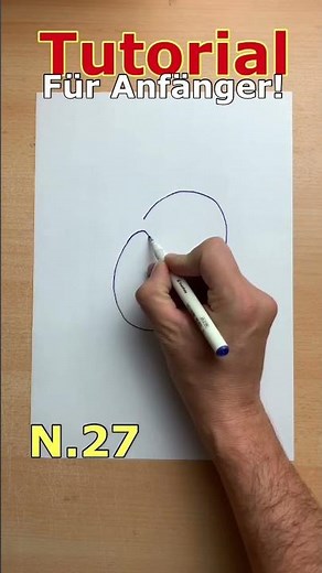 Zeichnen lernen für Anfänger Tutorial Drawing for beginners