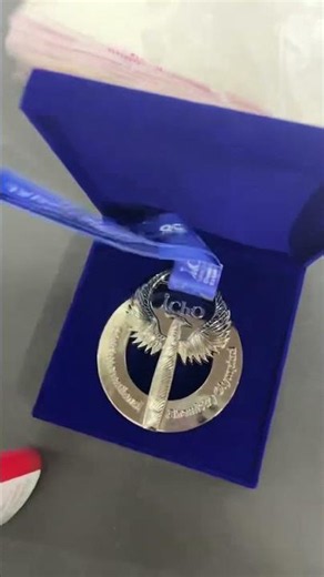 Gold & Copper Embossed Medals