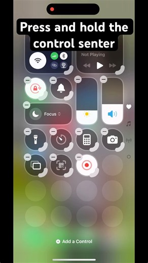 How customise the iPhone control center!