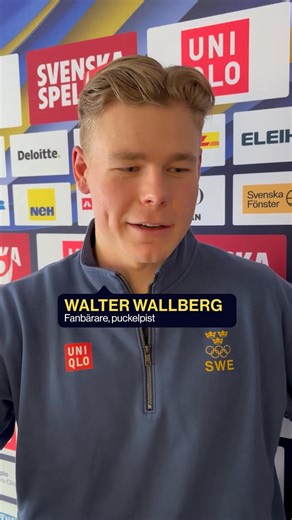 Walter Wallberg, fanbärare och regerande OS-medaljör Walter är tillsammans med Sara Hector våra fanbärare på invigningen i morgon. Flaggan kommer vajas med stolthet och stort leende, men vem kommer bära fanan bäst? Vi kunde inte vara stoltare – skicka dina hejarop till Walter och Sara! 💛💙 #DenOlympiskaSvensken #SweOlympic #SvenskaSpel #UNIQLO #Olympics | Swedish Olympic Team