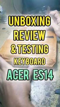 review dan testing keyboard Acer es14 #acer #keyboardlaptop