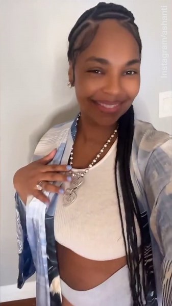 Ashanti shares her body's transformation 4 months after the birth of her child