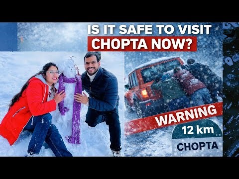 Chopta in Snowfall ❄️ Safe to Visit Now? Full Travel Update