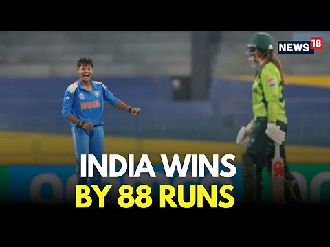 India Vs Pakistan LIVE News | India Beats Pakistan By 88 Runs | ICC Women World Cup 2025 | N18G