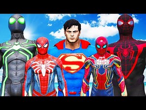 SUPERMAN VS SPIDERMAN ARMY - EPIC BATTLE