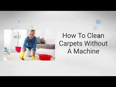 How To Clean Carpets Without A Machine