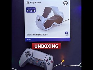 PowerA Twin Charging Station for PS5 DualSense Controllers– Unboxing