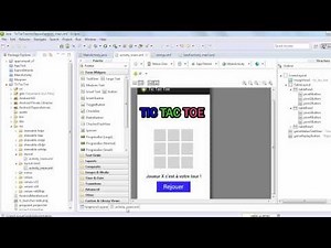 DEVELOPPER SOUS ANDROID - 25 - Interface Morpion (Mode paysage)