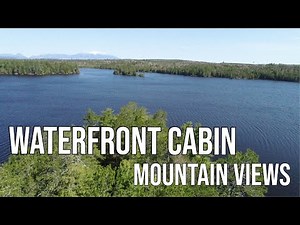Mountain View Lakefront Log Cabin | Maine Real Estate SOLD