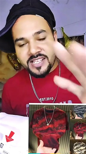 Kemeja-T Tie-Dye Gaya Jalanan Lelaki — Lengan Pendek Longgar