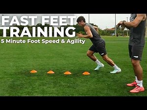 5 Minute Fast Feet Training To Improve Foot Speed | 5 Footwork & Agility Drills For Footballers