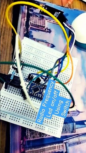 Led On/Off using nrf24l01 module #sensor #arduino #project #tutorial #finalyear #electronic #iot #1k