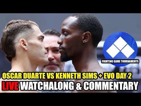 OSCAR DUARTE VS KENNETH SIMS | FULL FIGHT WATCHALONG & LIVE COMMENTARY + EVO DAY 2 GAMEPLAY FOOTAGE