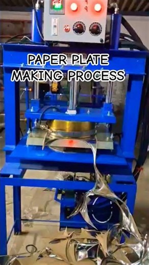 Paper Plate Making Process.. #mha #machine #paper #technology