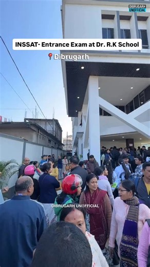 #dibrugarh | The INSSAT entrance examination for Class IX and XI admissions at Dr. Radhakrishnan School of Arts, Commerce & Science commenced today, with enthusiastic participation from students aspiring to secure admission for the upcoming academic session. | Dibrugarh Unofficial
