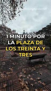 1 Minuto por la Plaza de los Treinta y Tres #18dejulio #montevideo #uruguay #pov #cordon