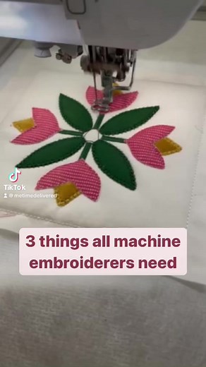 1.1K views · 11 reactions | Being prepared is key to machine embroidery! Here are three things that will keep your projects beautiful and running smoothly! If you want to learn more about these three great tools, click below to read the complete blog post! https://blog.metimedelivered.com/our-top-three-machine-embroidery-must-haves-from-the-me-time-store-1 | ME Time - Machine Embroidery Subscriptions | Facebook