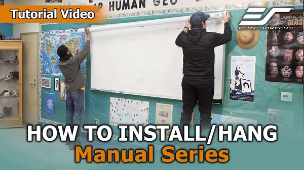 Watch Elite Screens Manual Series - Installation Video on Amazon Live
