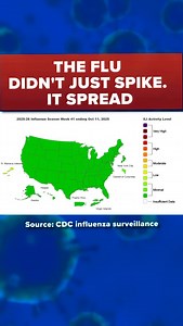 1.6K views · 5.2K reactions | This is CDC data showing how flu activity has spread week by week across the U.S. since October. It helps explain why so many people are calling this season the “super flu” with stronger flu symptoms like high fevers and a cough that won’t go away. Part of my ongoing series breaking down what’s actually happening this flu season.  Follow for the next post: the top 5 mistakes people make when cleaning after the flu. | Ben Briscoe | Facebook