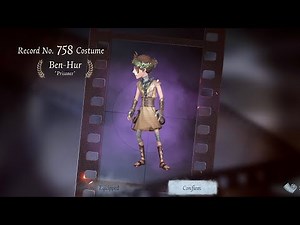 Identity V | Prisoner’s New Deduction Star Skin Gameplay “Ben-Hur”
