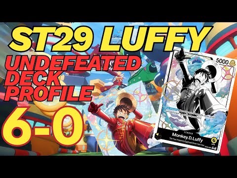 OP14 One Piece Local tournament undefeated 6-0 ST29 Yellow Luffy in depth Deck Profile