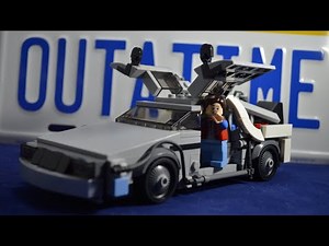 Lego Back to the Future DeLorean Time Machine Review and Instructions