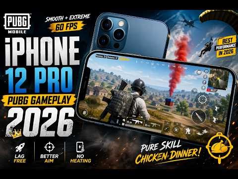 iPhone 12 Pro Gaming Test 2026 | PUBG Smooth + Extreme FPS Gameplay 🔥