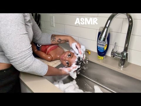 ASMR | Ghetto Hair Salon Wash Day Role Play 🫧 Much Needed