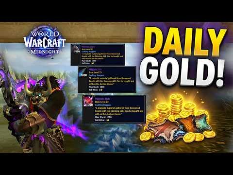 POV: Gold farm | Relaxing Skinning Farm | 10 Characters Daily FULL Routine | Midnight WOW