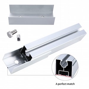[Hot Item] Factory Price Solar Panel Aluminum Profile Structure Roof Mounting Photovoltaic Support Rail in Europe CE 40X40mm Racking Stand