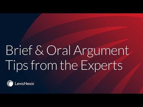 Brief & Oral Argument Tips from the Experts