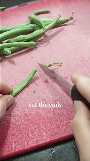 How to process string beans