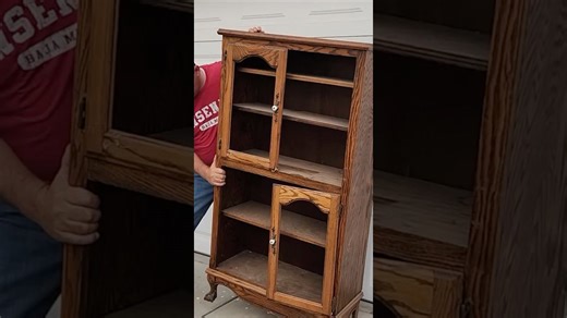 How an old cabinet can make your living room prettier and more organized!