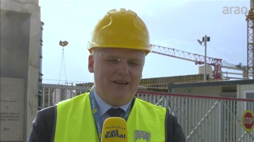 Obisk Ministrstva za okolje, podnebje in energijo na gradbišču odlagališča, izjava ministra Kumra | ARAO, Agency for Radioactive Waste Management